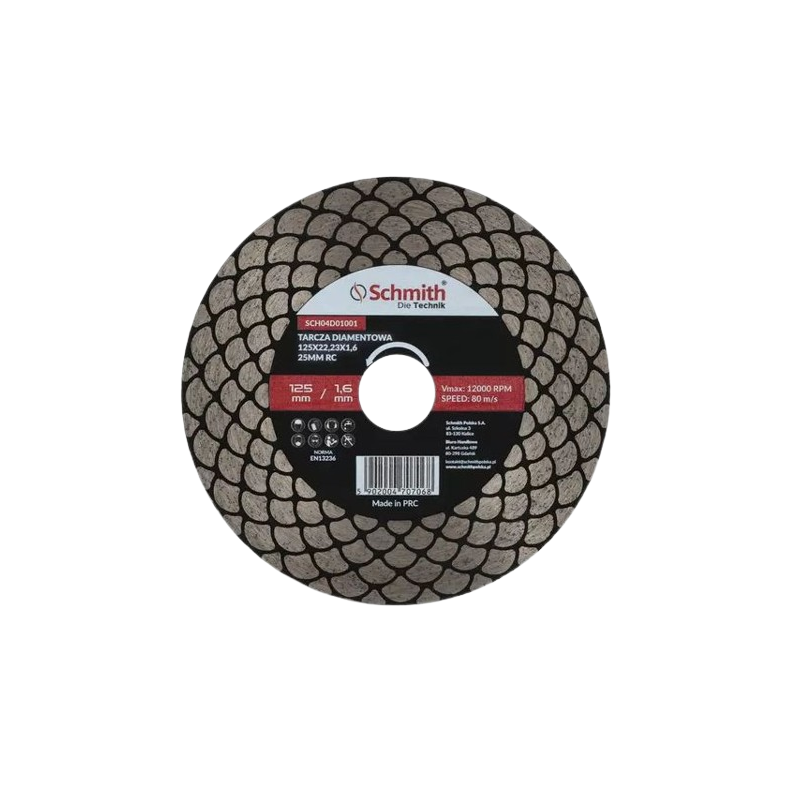 Tarcza diamentowa 125x22,23x1,6 25mm RC